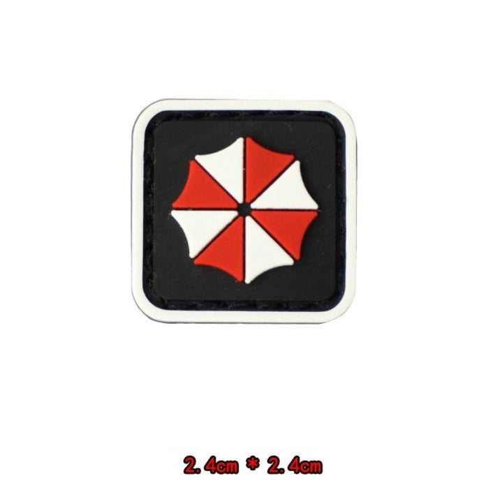 Resident Evil 'Umbrella Logo | Mini' PVC Rubber Velcro Patch
