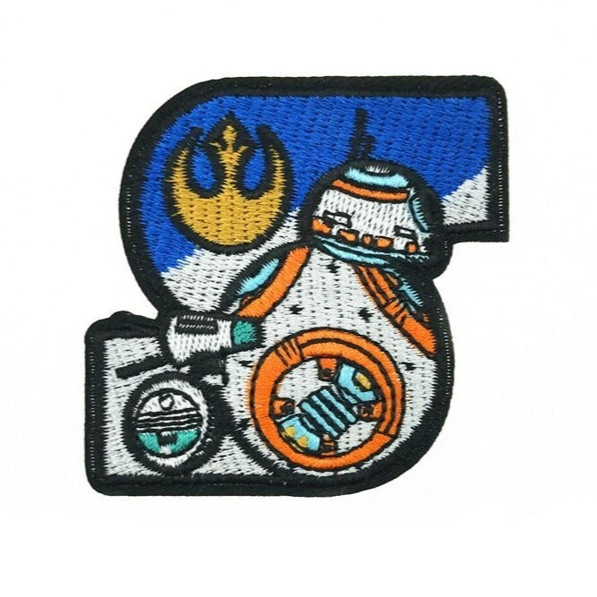 Star Wars 'Letter S | BB-8 | Rebel Alliance Symbol' Embroidered Patch