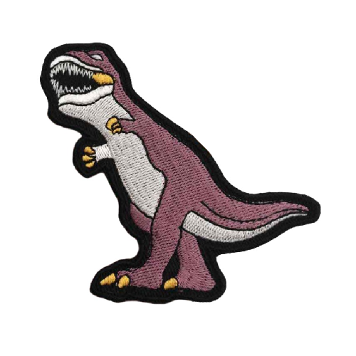 Dinosaur 'Roaring' Embroidered Patch