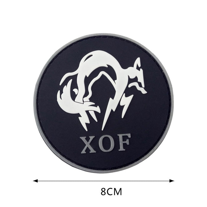 Metal Gear 'XOF Logo | 4.0' PVC Rubber Velcro Patch