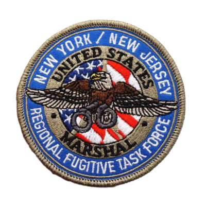 Emblem 'United States Marshal Fugitive Task Force' Embroidered Patch