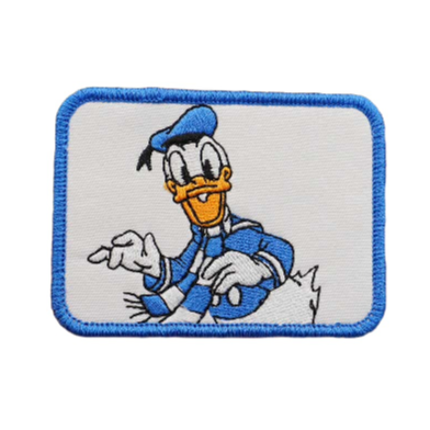 Mickey Mouse 'Donald Duck | Surprised' Embroidered Velcro Patch