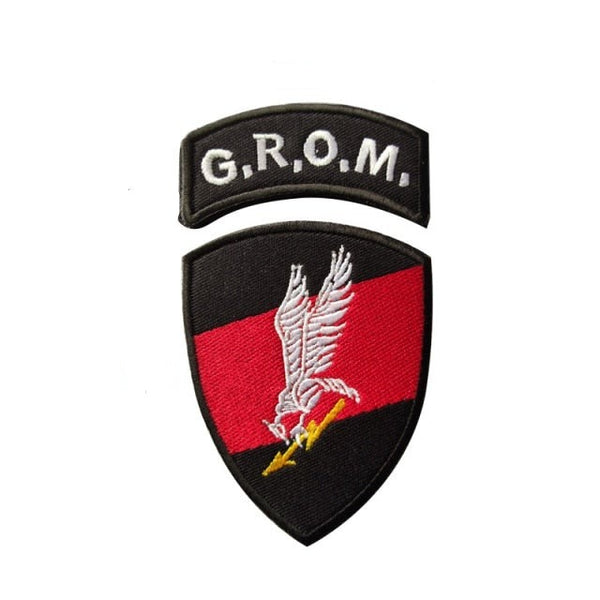 Poland Emblem 'Special Force | G.R.O.M.' Embroidered Velcro Patch