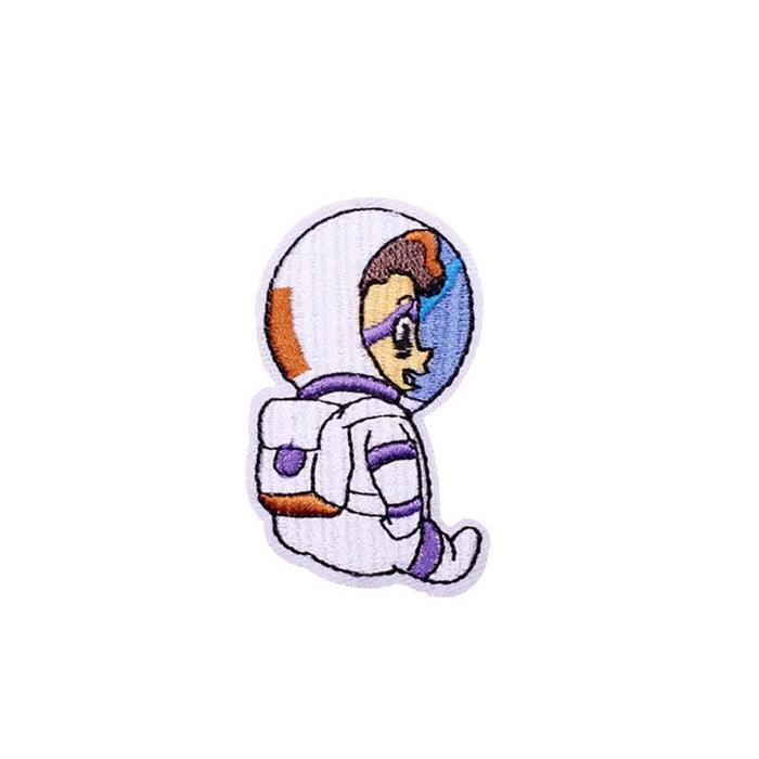 Space 'Astronaut Kid | Sitting' Embroidered Patch