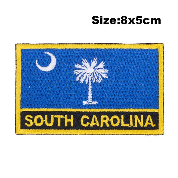 South Carolina Flag Embroidered Patch