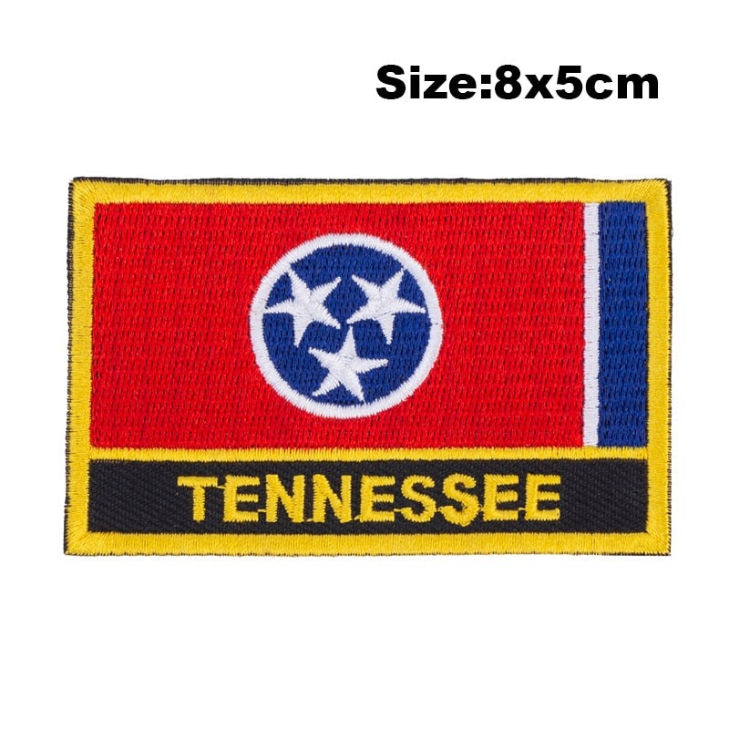 Tennessee Flag Embroidered Patch