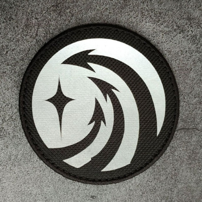 SCP Logo 'Front Runners | Reflective | 1.0' Embroidered Velcro Patch