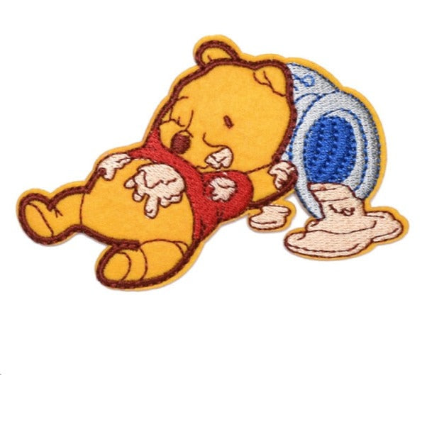 Winnie the Pooh 'Sleeping | Messy Honey' Embroidered Patch