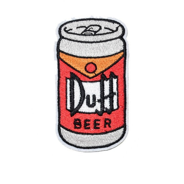 The Simpsons 'Duff Beer Drink' Embroidered Patch