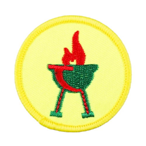 Boy Scout Badge 'Campfire' Embroidered Patch