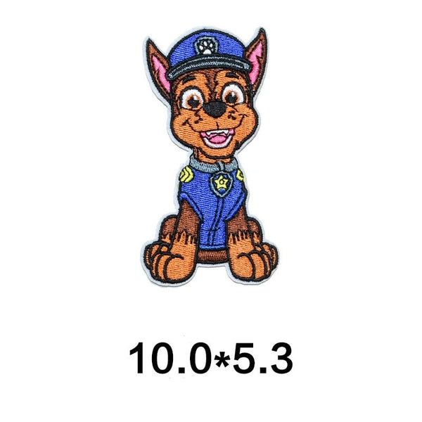 PAW Patrol 'Chase | Sitting' Embroidered Patch