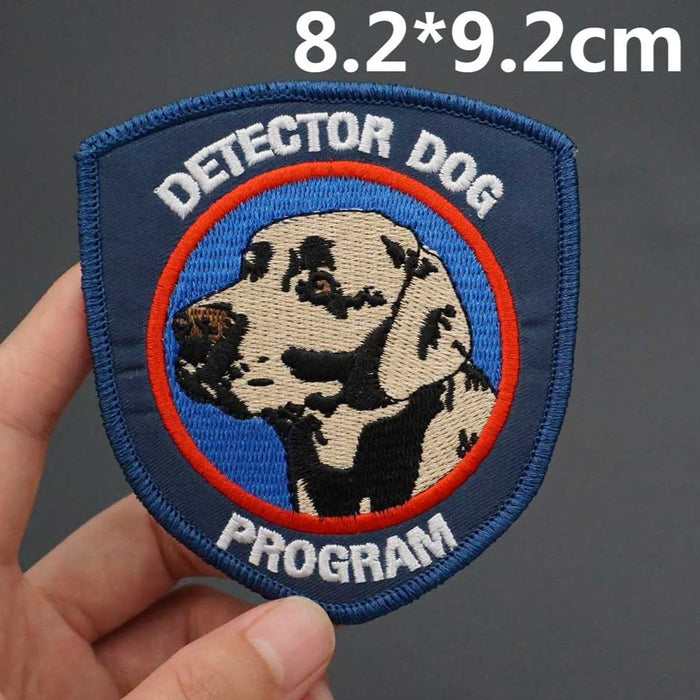 Military Tactical 'Detector Dog Program' Embroidered Patch