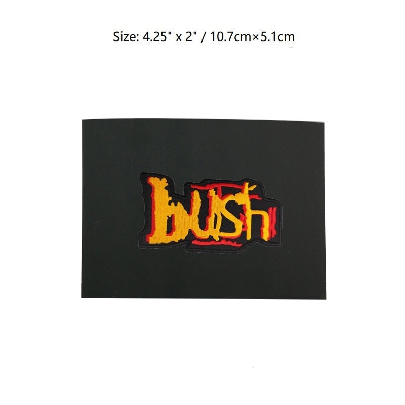 Music 'Bush' Embroidered Patch
