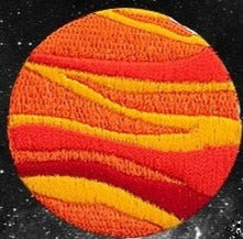 Planet 'Mars' Embroidered Patch
