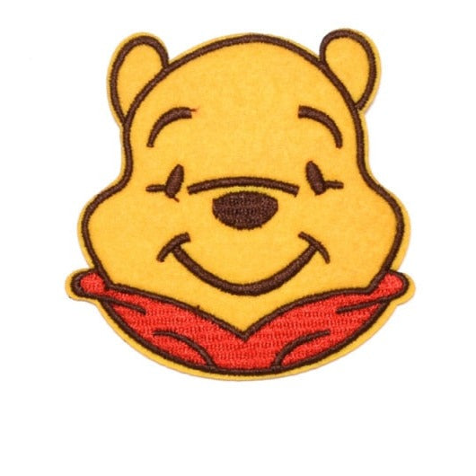 Winnie the Pooh 'Head' Embroidered Patch