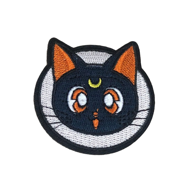 Sailor Moon 'Luna' Embroidered Patch