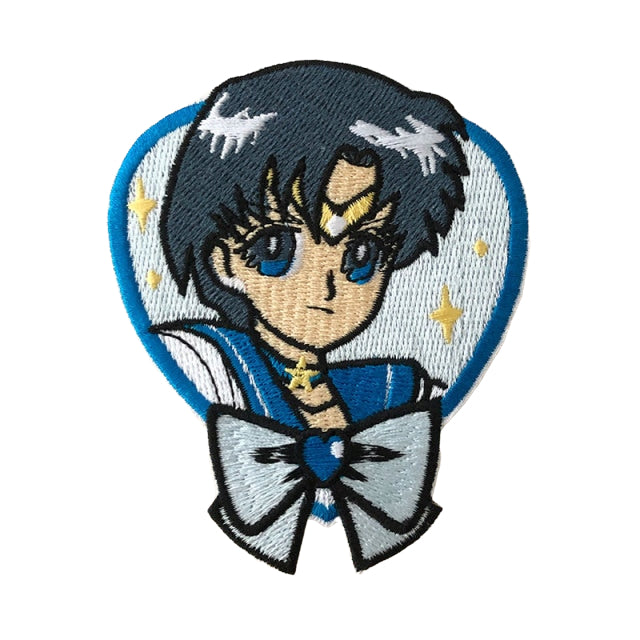 Sailor Moon 'Sailor Mercury' Embroidered Patch
