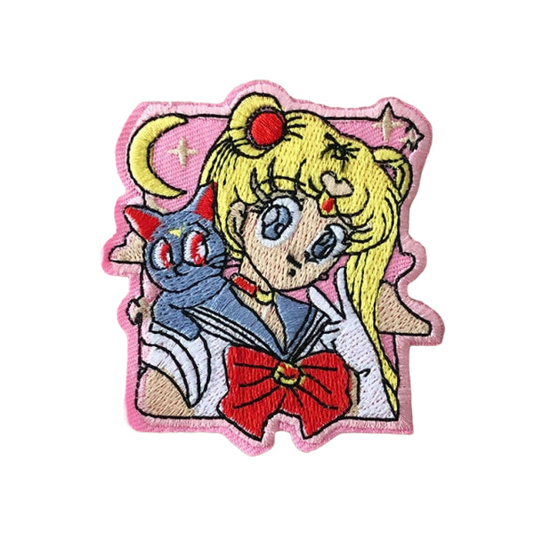 Sailor Moon 'Luna | Smiling' Embroidered Patch