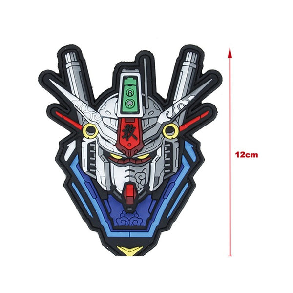 Mobile Suit Gundam 'Zephyranthes Head | Luminous' PVC Rubber Velcro Patch