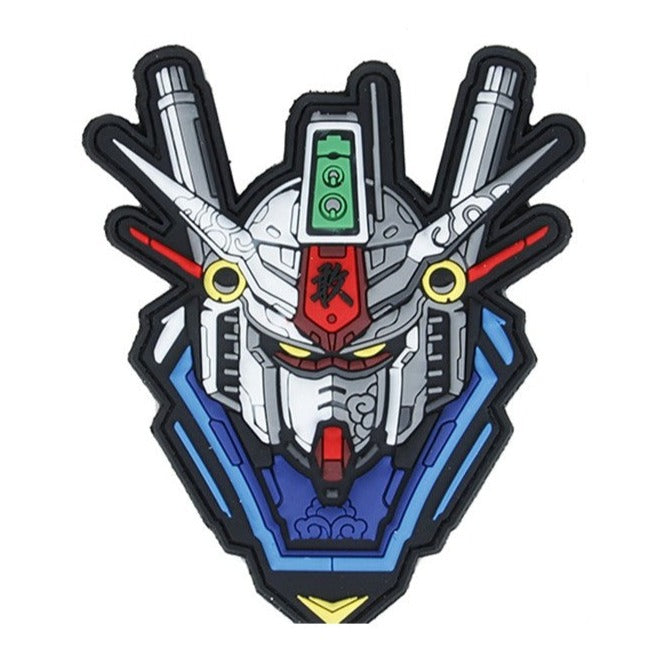 Mobile Suit Gundam 'Zephyranthes Head | Luminous' PVC Rubber Velcro Patch