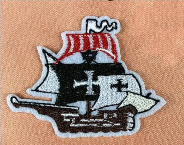 One Piece 'Pirate Ship' Embroidered Patch