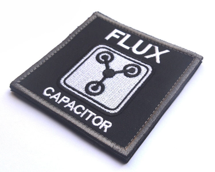 Back to the Future 'Flux Capacitory' Embroidered Velcro Patch