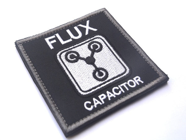 Back to the Future 'Flux Capacitory' Embroidered Velcro Patch