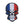 Load image into Gallery viewer, France Skull Flag Embroidered Velcro Patch
