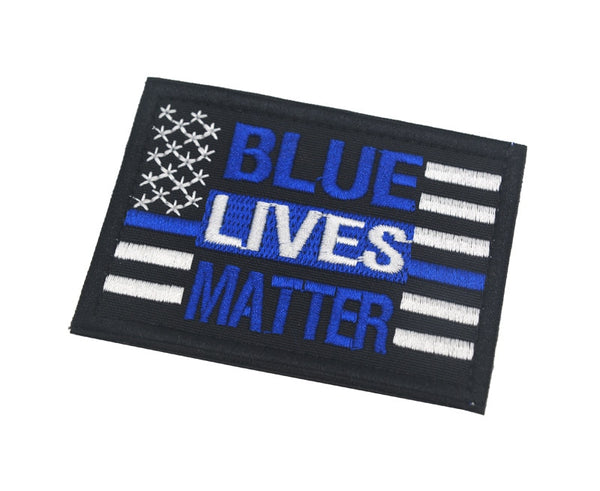 Blue Lives Matter Embroidered Velcro Patch