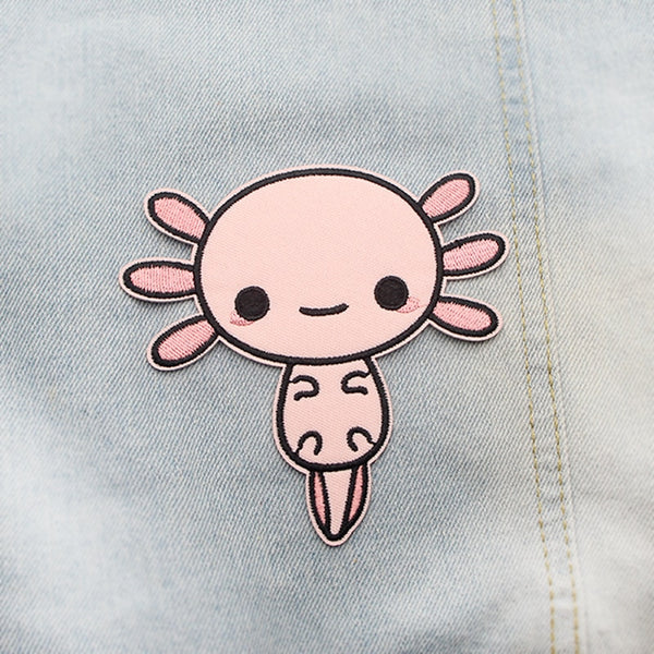 Cute Axolotl Embroidered Patch