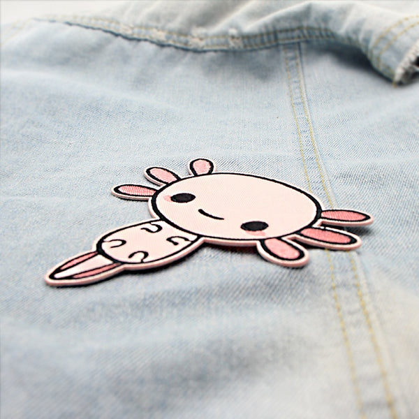 Cute Axolotl Embroidered Patch