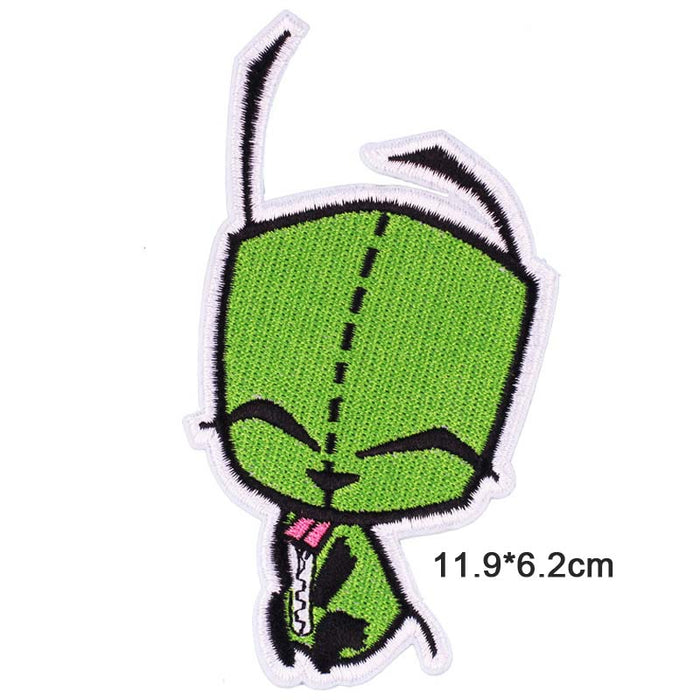 Invader Zim 'Happy GIR' Embroidered Patch