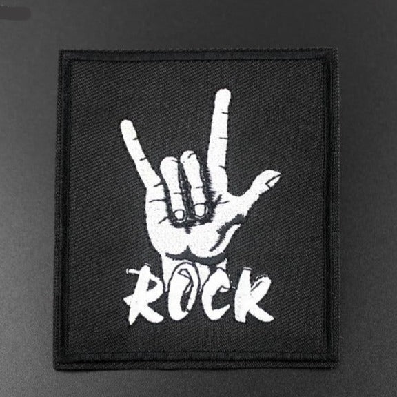 Music 'Rock-On 2.0' Embroidered Patch