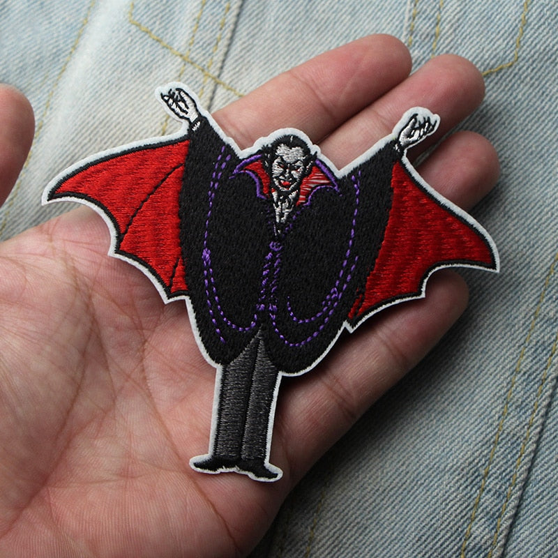 Dracula Embroidered Patch