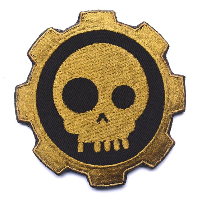 Gears of War 'Offset Eye | Skull' Embroidered Velcro Patch