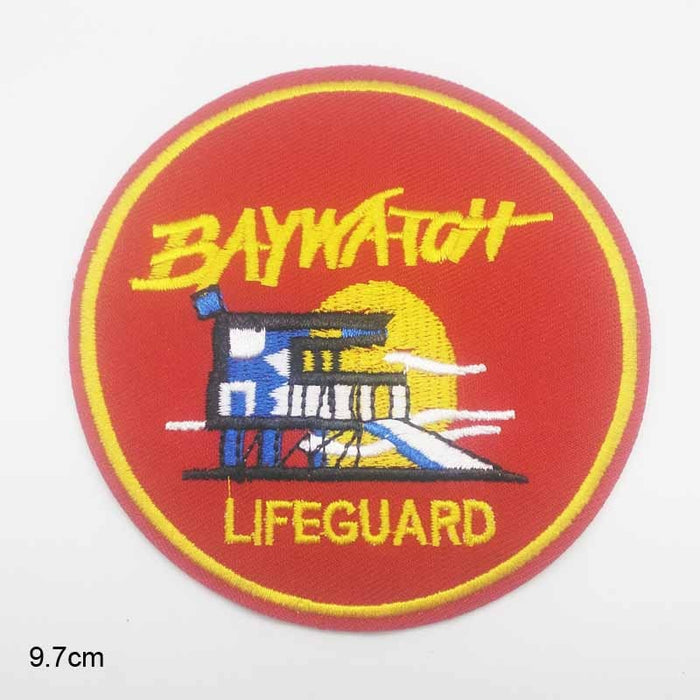 'Baywatch Lifeguard' Embroidered Patch