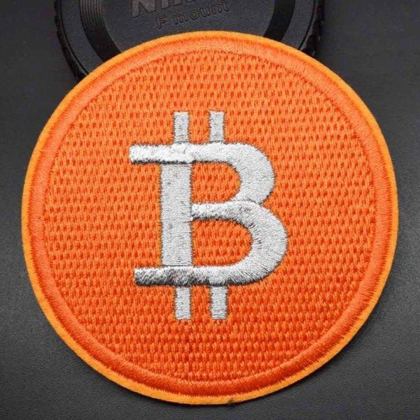 Bitcoin 'Orange Coin' Embroidered Patch