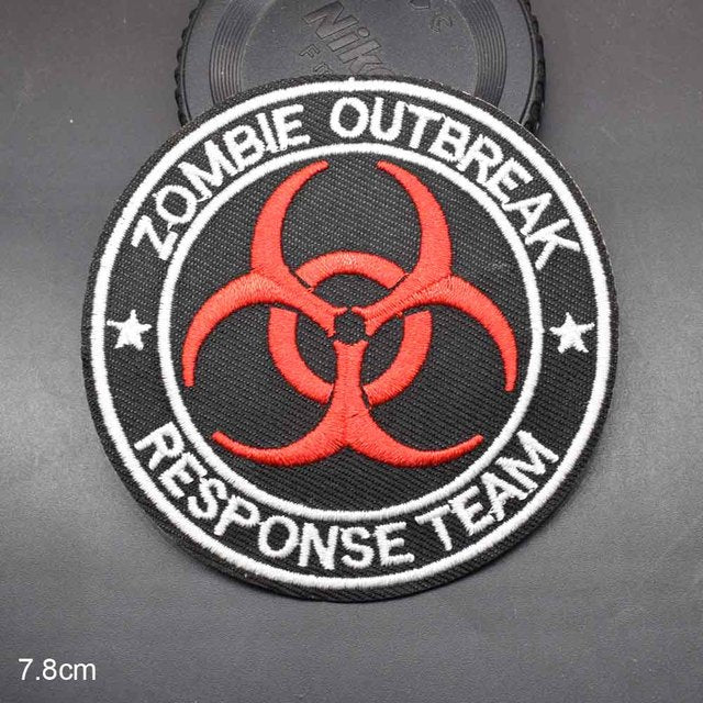 'Zombie Outbreak, Response Team' Embroidered Patch