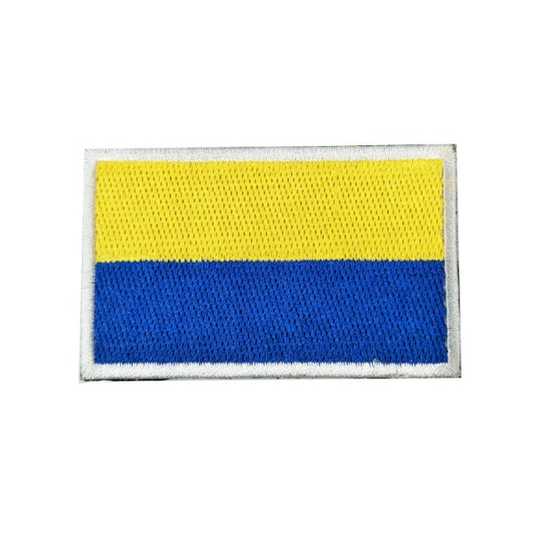 Ukraine Flag Embroidered Velcro Patch