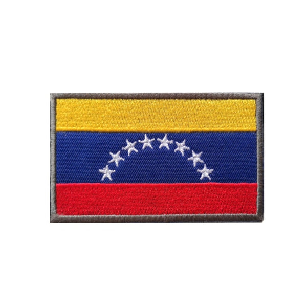 Venezuela Flag Embroidered Velcro Patch