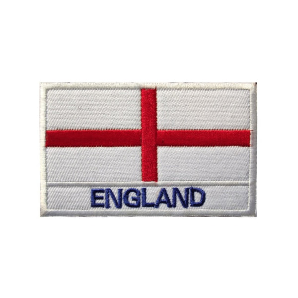 England Flag Embroidered Velcro Patch