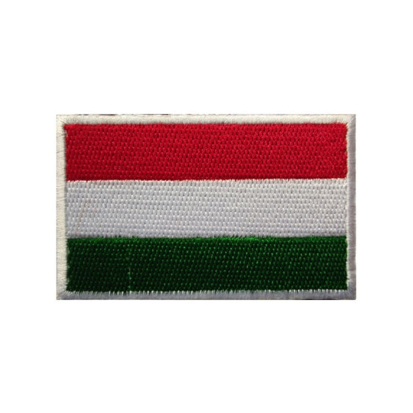 Hungary Flag Embroidered Velcro Patch