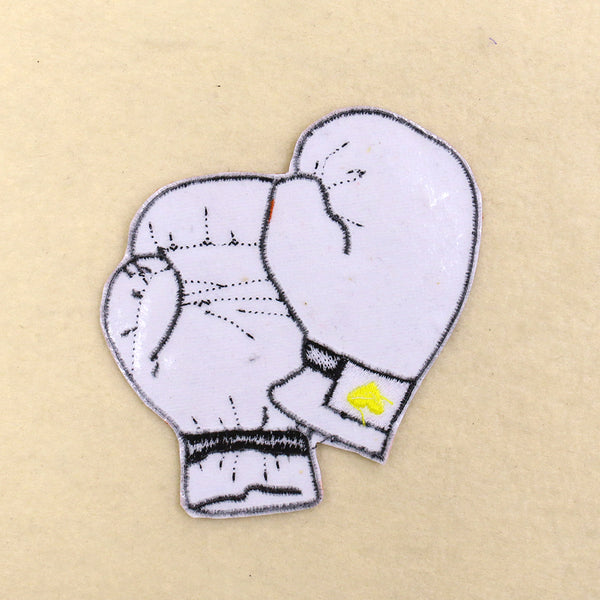 Sports 'Red Boxing Gloves' Embroidered Patch