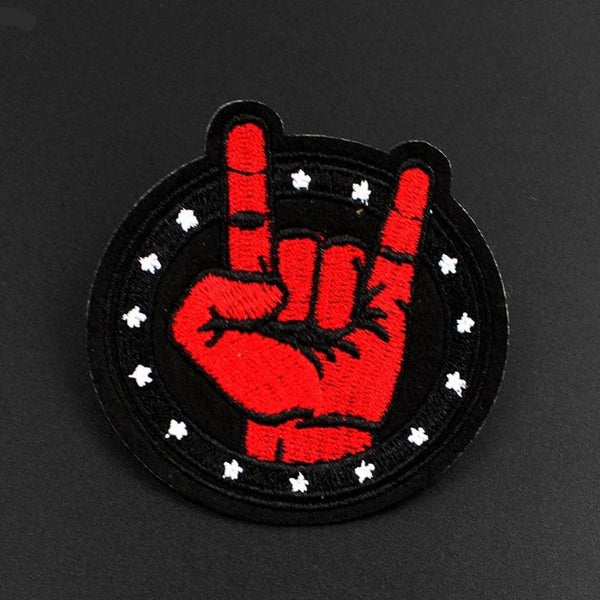 Music 'Rock-On 3.0' Embroidered Patch