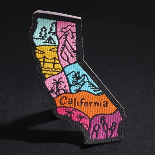 Cute 'California' Embroidered Patch
