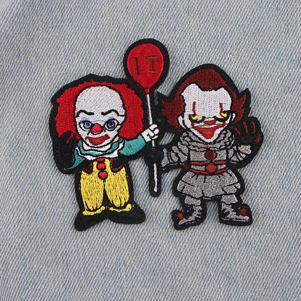 It Clown 'Balloon' Embroidered Patch
