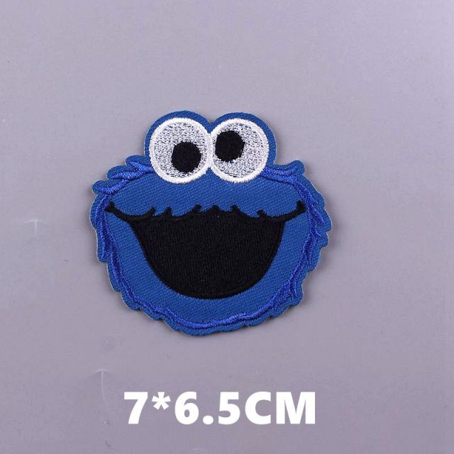 Sesame Street 'Cookie Monster | Head' Embroidered Patch