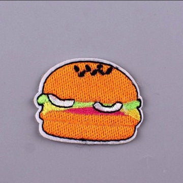 Cute 'Burger' Embroidered Patch