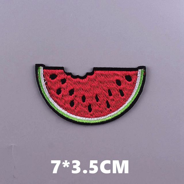 Cute 'Bitten Watermelon' Embroidered Patch