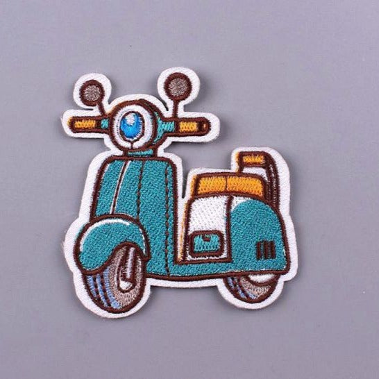 Cute 'Vintage | Motorcycle' Embroidered Patch